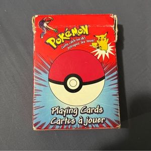 POKEMON PLAYING CARDS 1999 NINTENDO - (52 Cards) Missing Jokers